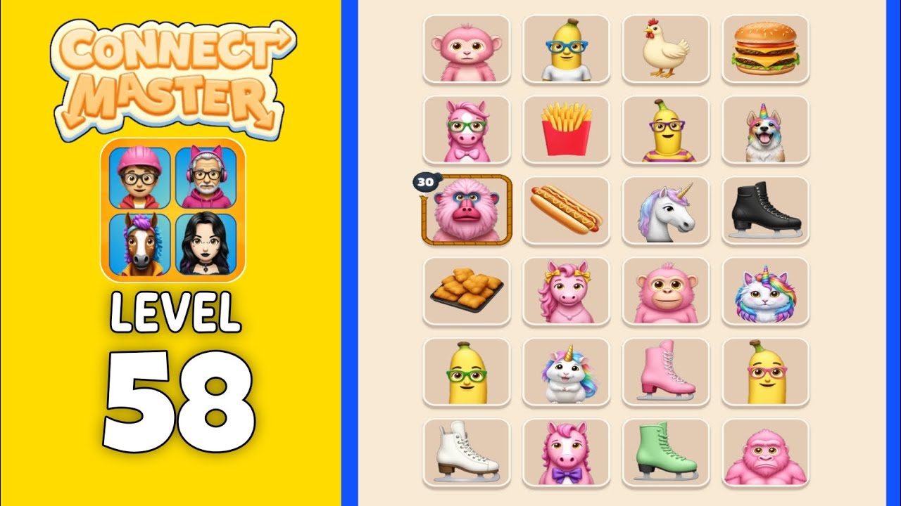 Connect Master level 58 solution