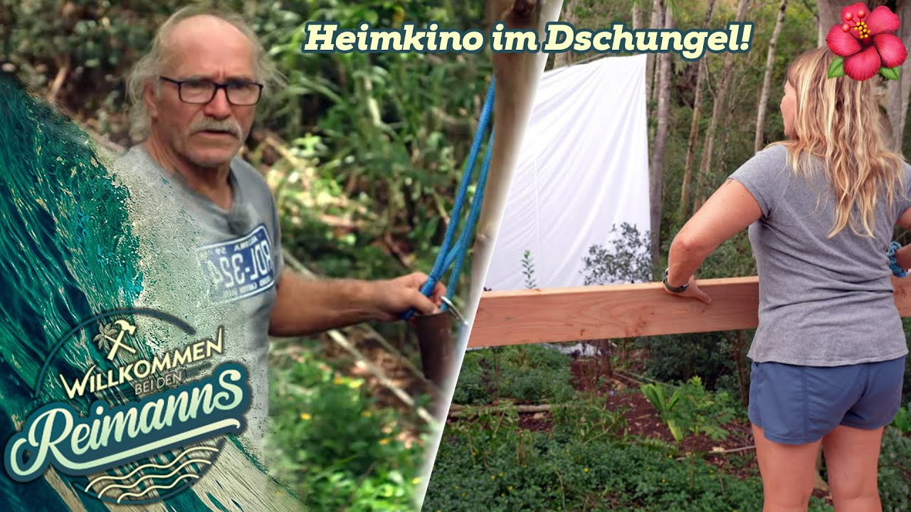 Heimkino á la Reimanns 🍿📽️ Mit Pfeil und Bogen die Leinwand aufhängen! | Willkommen bei den Reimanns