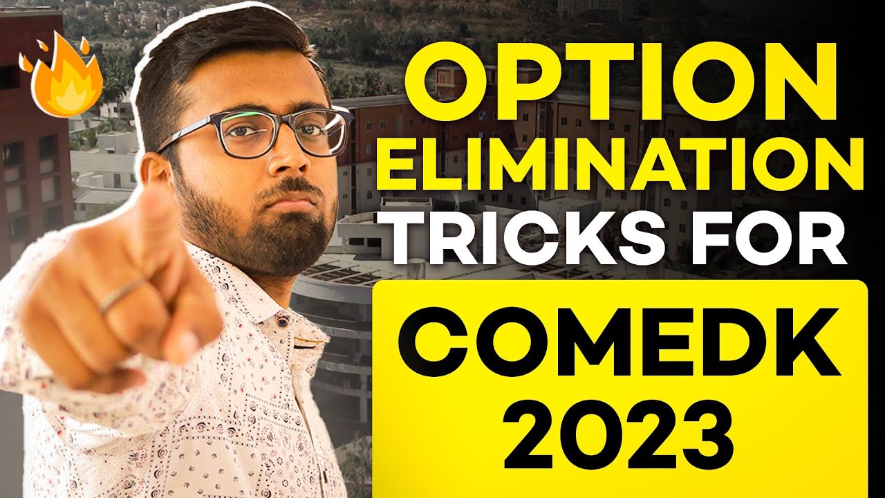 COMEDK 2023: Option Elimination Tricks🔥🔥🔥 #comedk2023 #strategy #tukkatricks