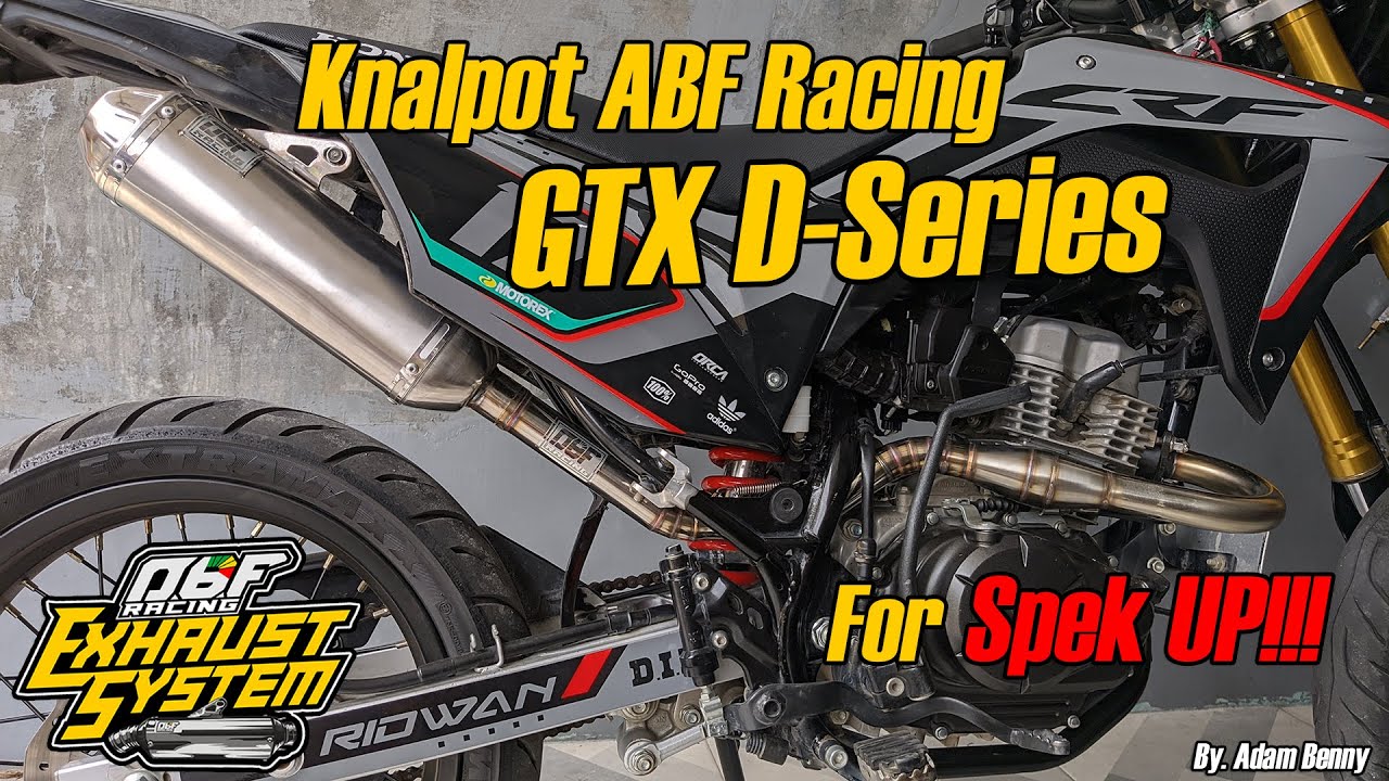 [REVIEW PURE SOUND] Knalpot ABF Racing GTX D-Series Spek UP di CRF 150L 170cc - By. Adam Benny
