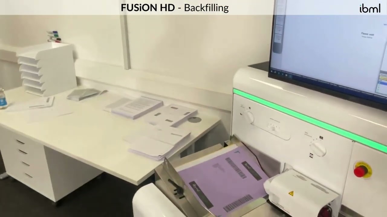 ibml Fusion HD - Auto-feeding and Back-filling
