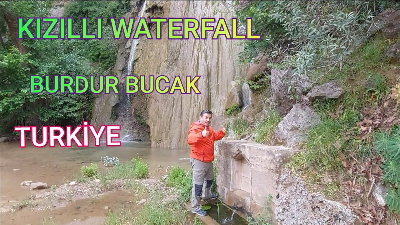 KIZILLI WATERFALL BUCAK BURDUR TURKİYE