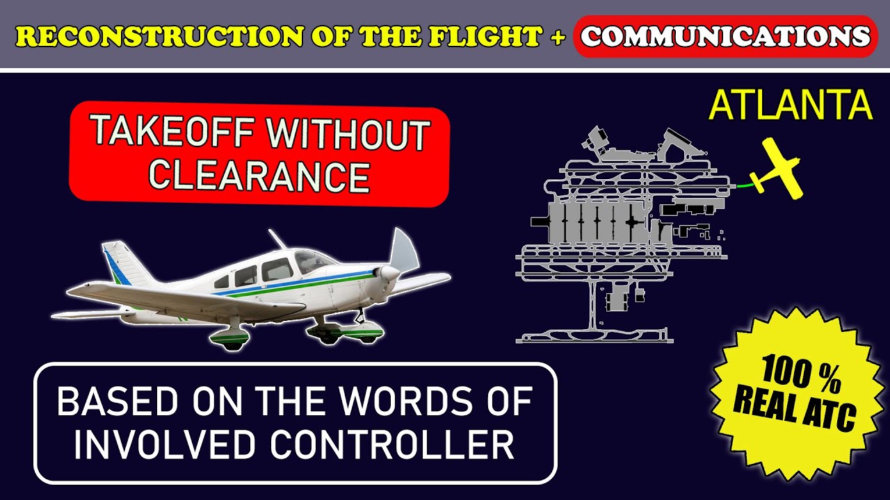 Takeoff without clearance (Based on the words of controller) | Atlanta International Airport, ATC