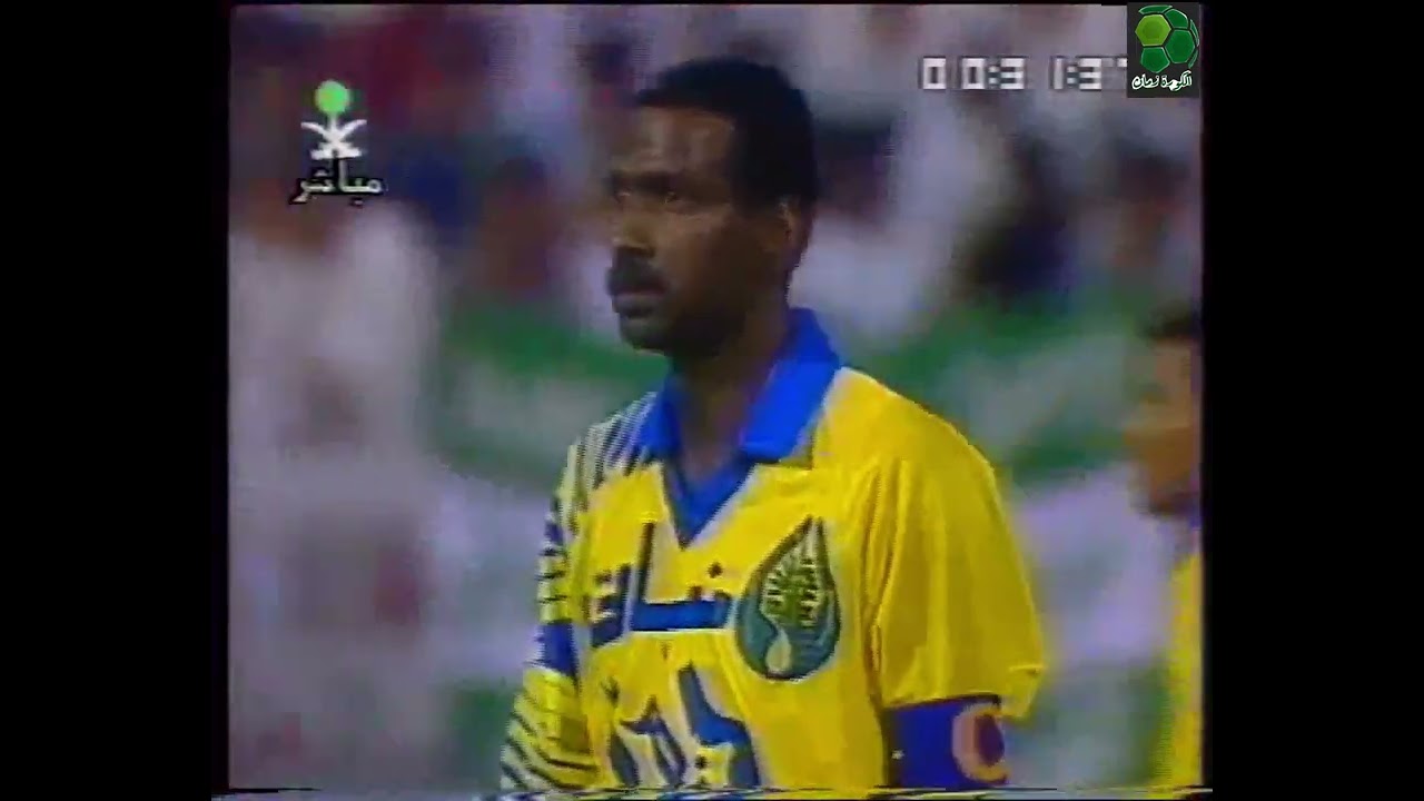 ملخص مباراة الاهلي(١_٢) النصر اياب المربع الذهبي عام ١٤١٦هـ، فاز النصر و فرح الاهلي :