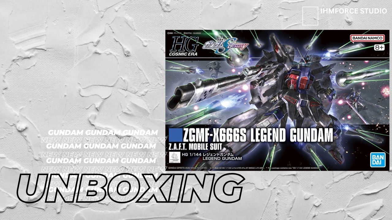 Unboxing HG ZGMF-X666S Legend Gundam