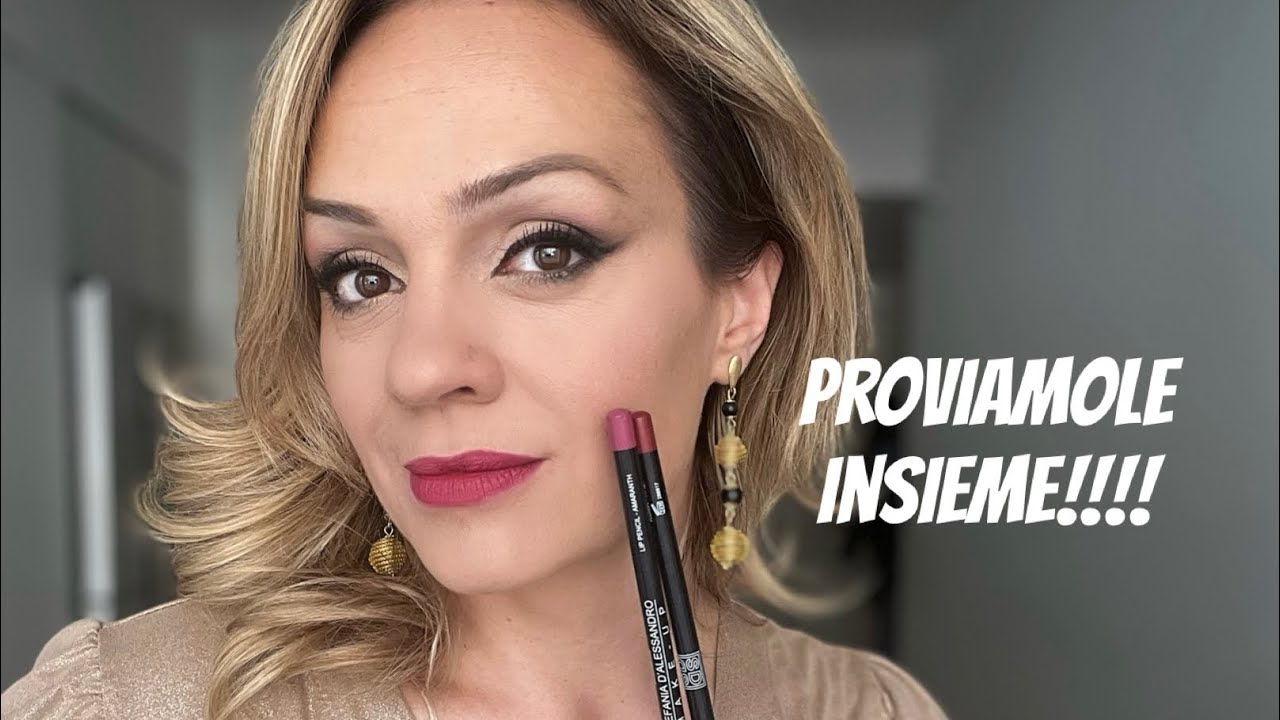 Vi replico il trucco della diretta e scopriamo insieme le due nuove matite: Amaranth e Deep Red