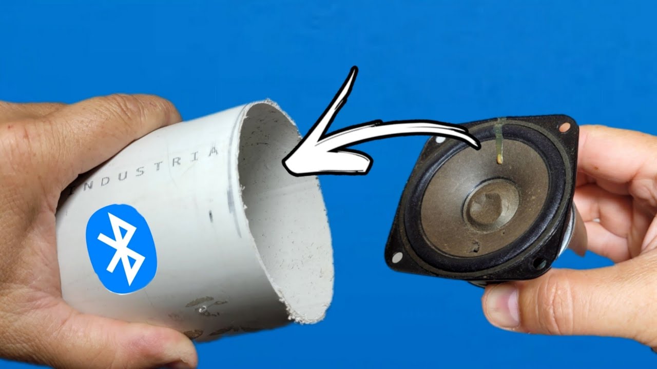 Con tubo de PVC fabrica tu propia bocina Bluetooth 