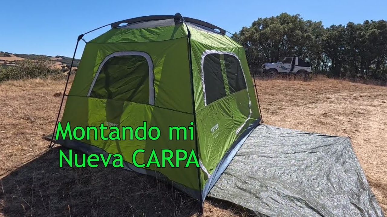 Montando mi nueva carpa