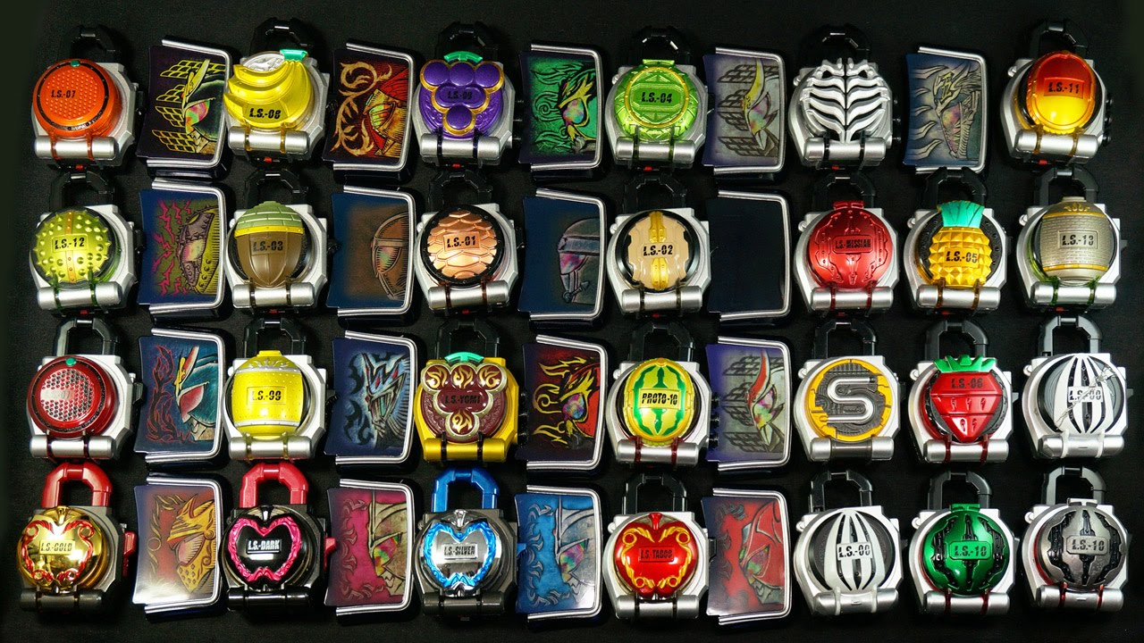 🔓仮面ライダー鎧武ガイム 全フェイスプレート対応 ＤＸロックシード Kamen Rider Gaim All face plate for the DX Lockseed