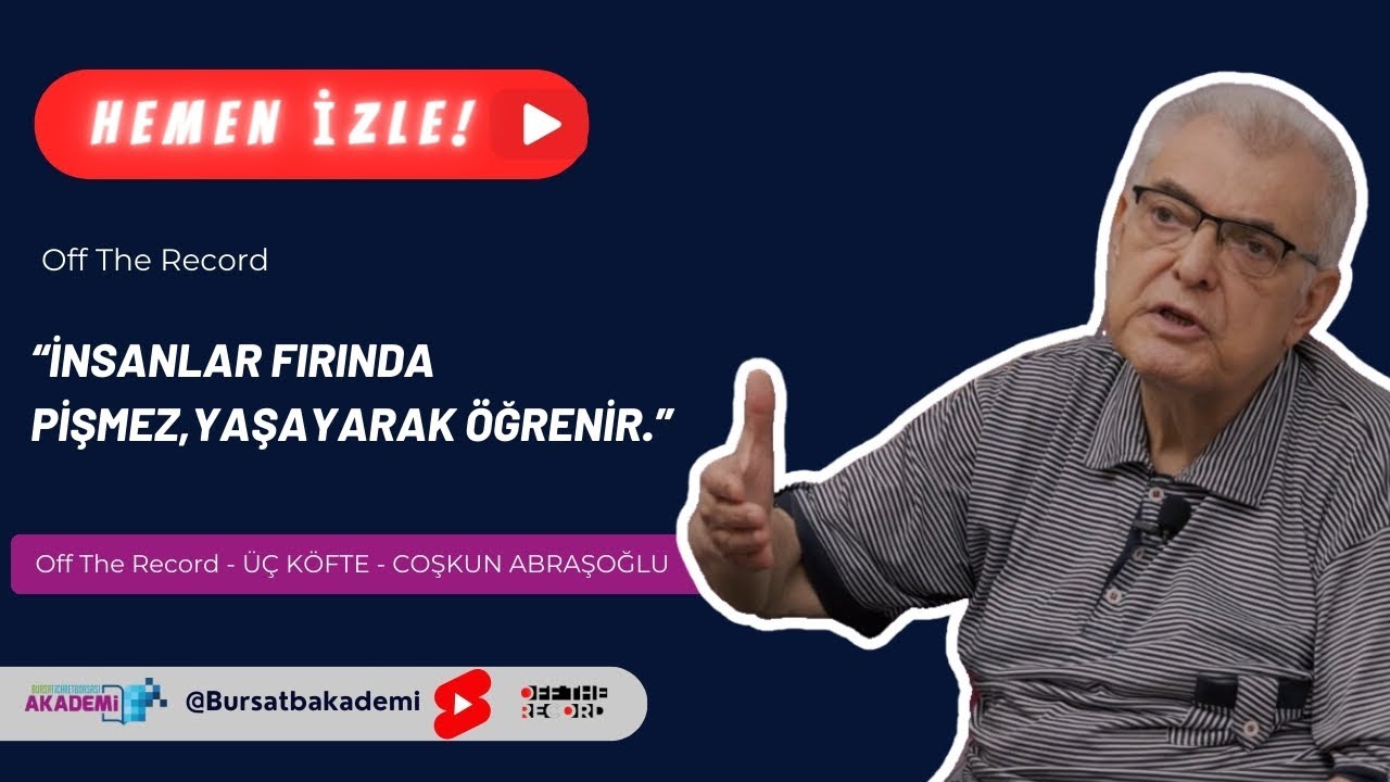 Üç Köfte Izgara Salonu I Farklı Servis Tarzıyla Bursa'nın Meşhur Köftecisi #offtherecord