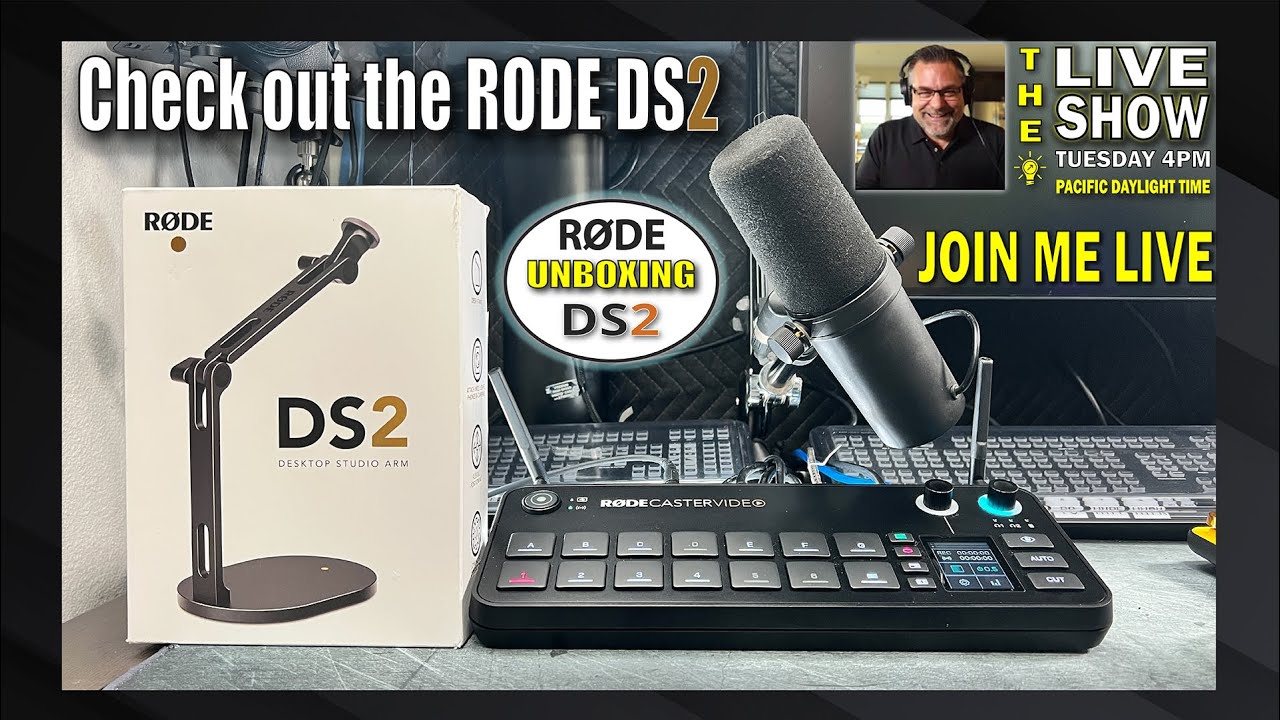 Live from the Rodecaster Video & Unboxing the Rode DS2