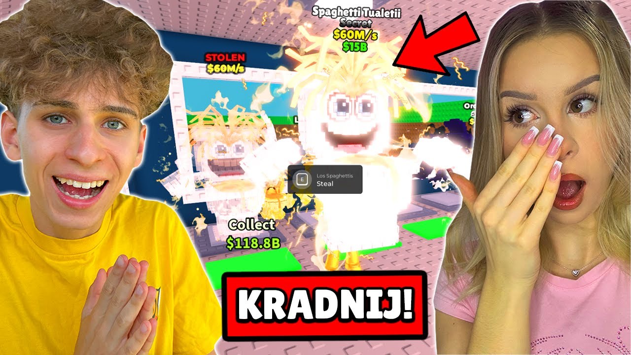 UKRADŁEM WSZYSTKIE NAJMOCNIEJSZE BRAINROTY MOJEJ NARZECZONEJ! 😂