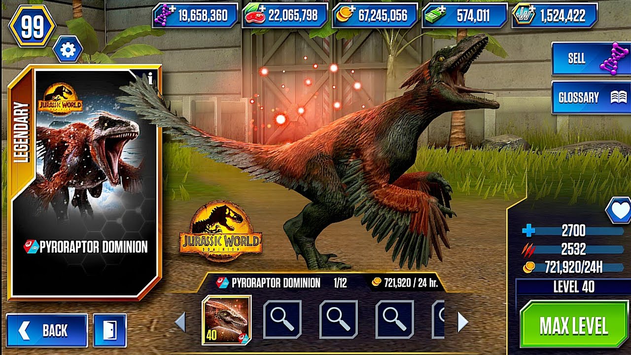 NEW PYRORAPTOR DOMINION is NOW in Jurassic World The Game | Full Details & Gameplay