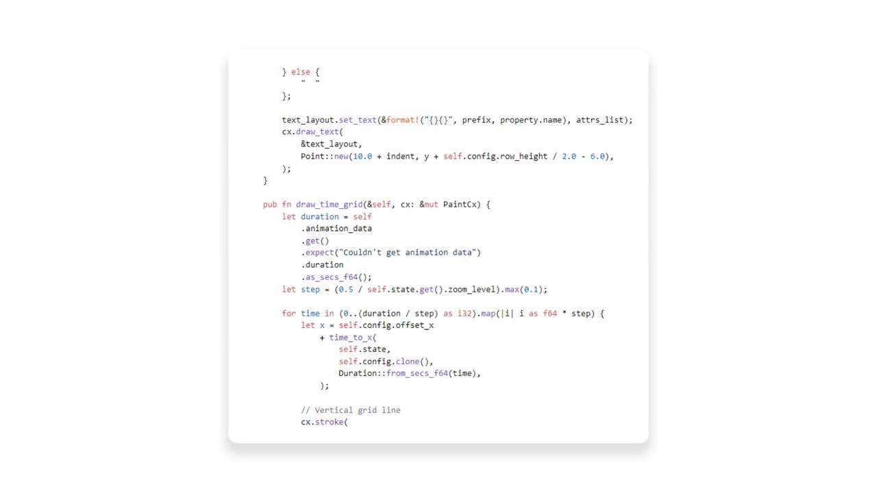 Coding a Keyframe Timeline in Rust with Floem