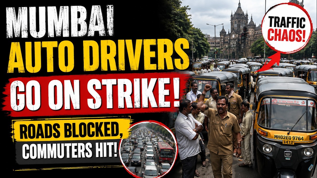 Rickshaw Strike | Mumbai Auto Drivers Go On Strike, Roads Blocked! | Pune Times Mirror
