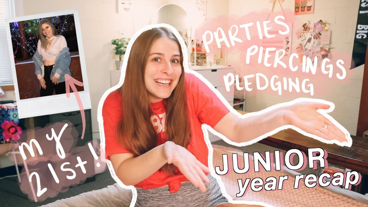 My Junior Year Recap at The Ohio State University | parties, piercings, and pledging my sorority