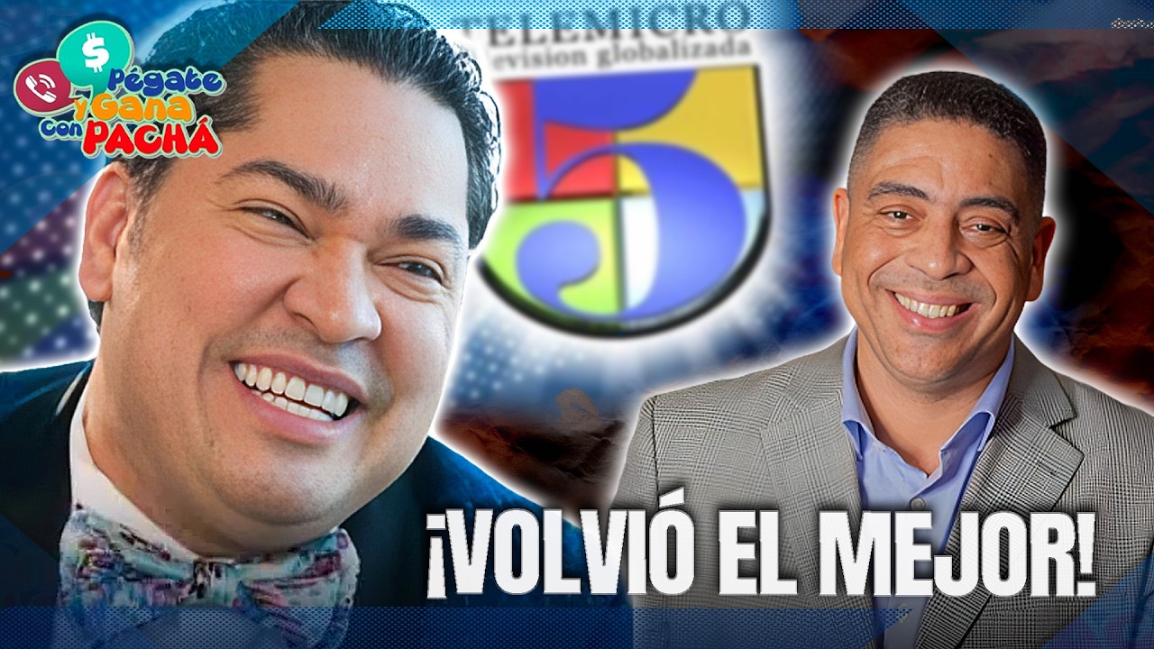 PACHÁ celebra REINGRESO de IDELFONSO UREÑA a TELEMICRO | Pégate y gana con el Pachá