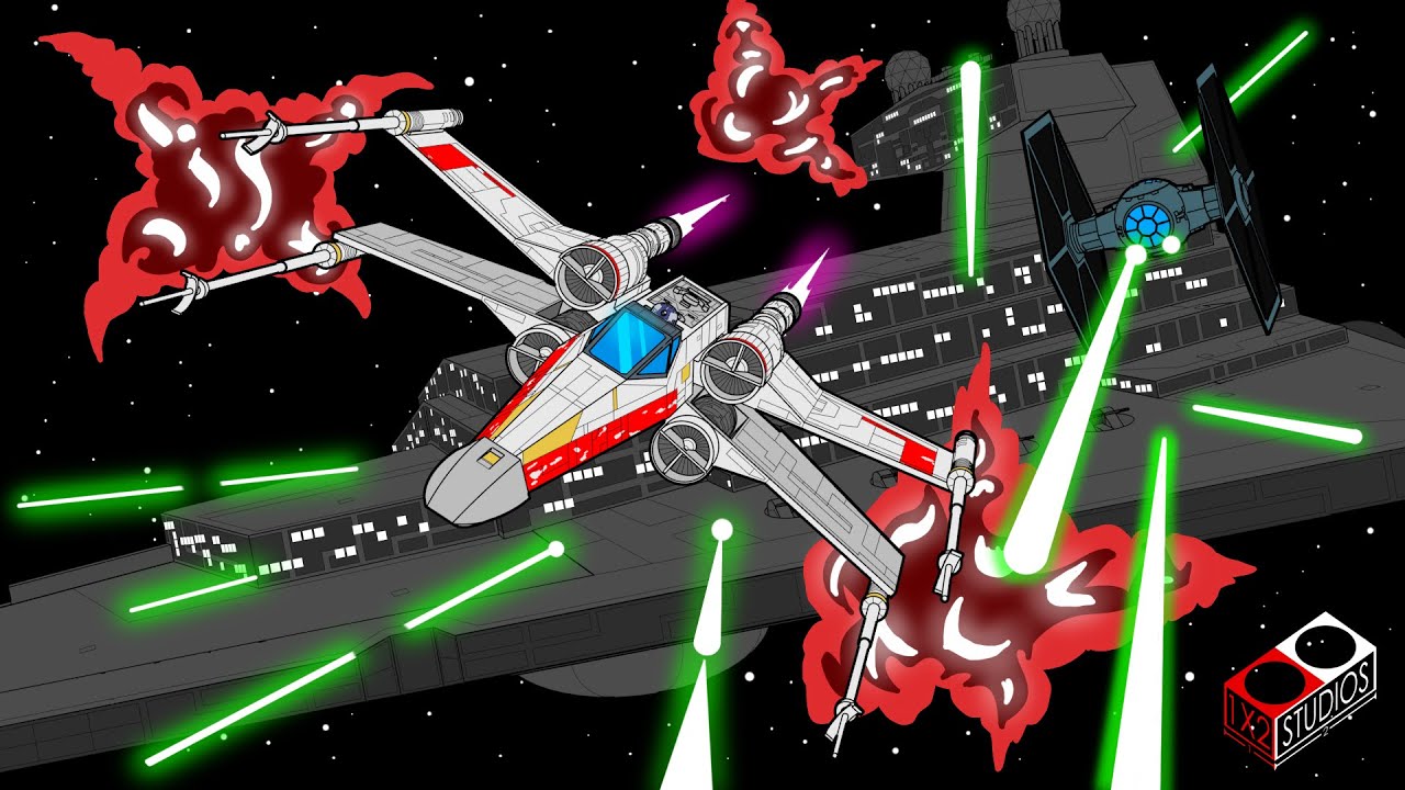 STAR WARS: CLONE WARS (2003) STYLED X-WINGS, TIE FIGHTERS, AND MORE!!! - (READ DESCRIPTION) -