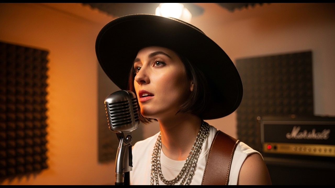Amy Winehouse, Janis Joplin, ZZ Top, Led Zeppelin Blues Rock Guitar Riffs with Soulful Lady Vocals
