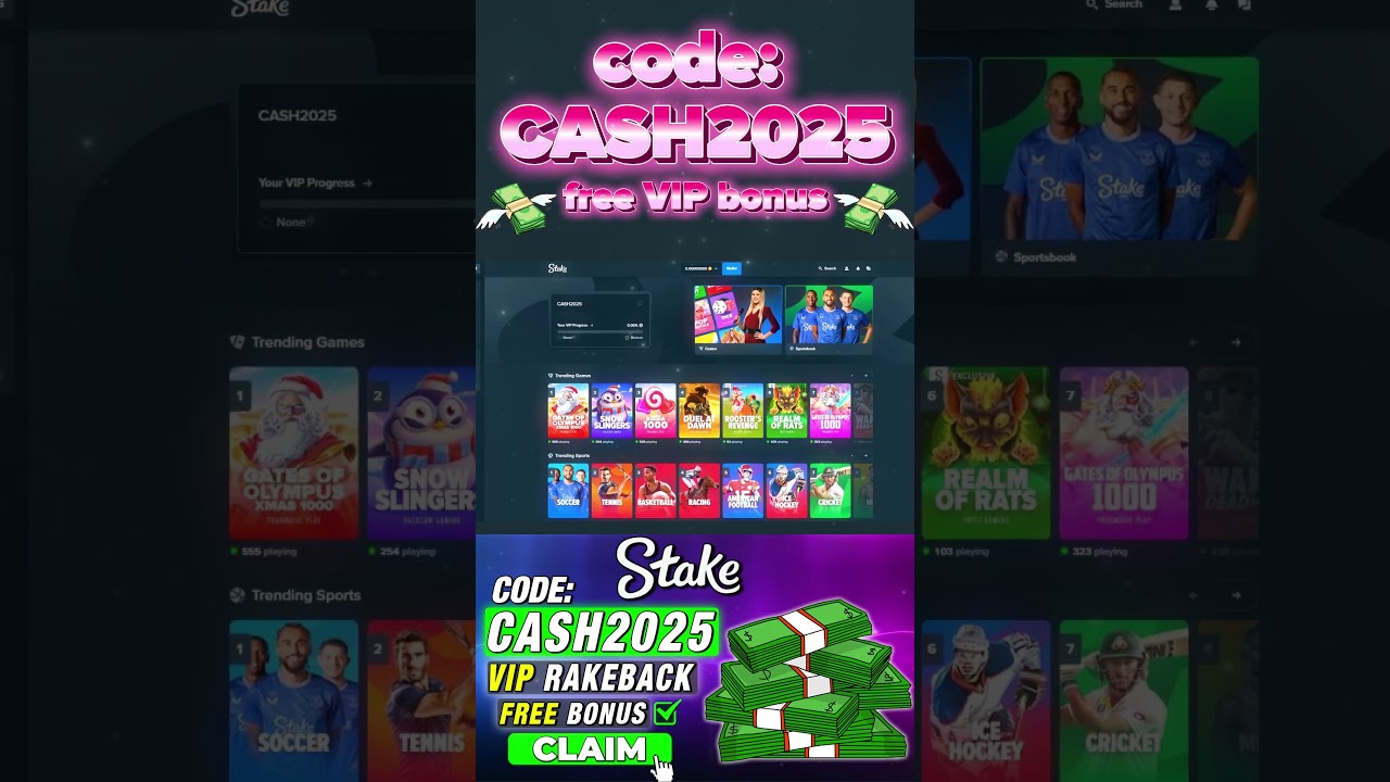 Stake Promo Code 2025 - Claim Best Stake Welcome Bonus