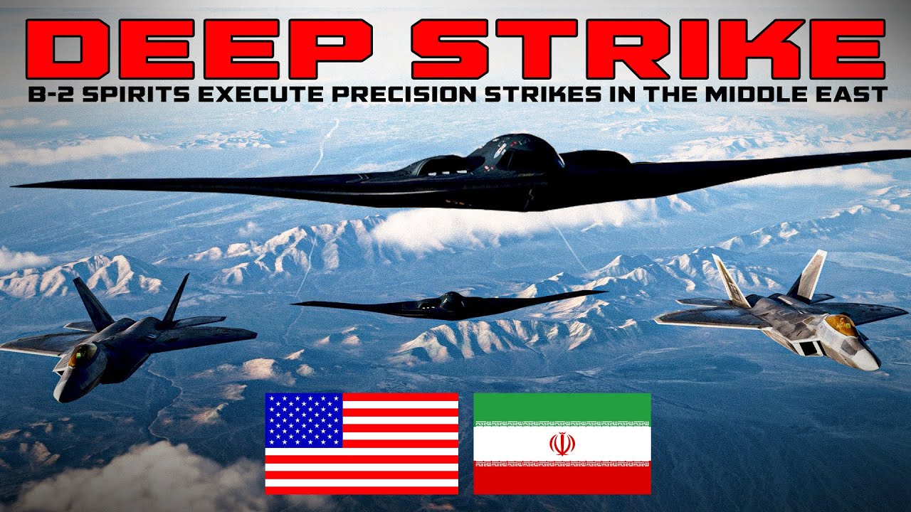 B‑2 Bombers Enter Strike Run Alone &ndash; Raptors Exit Escort Duty #b2  #usa  #stealth