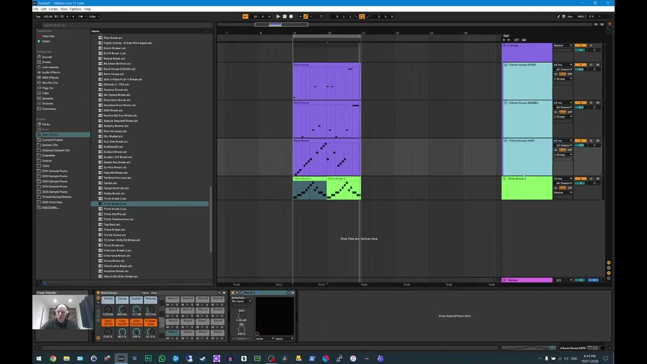 Ableton tutorial - Working with drum breaks Part 2