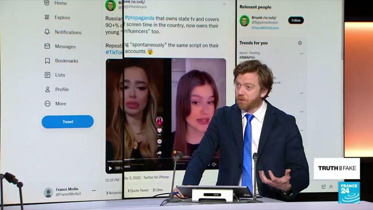 Russian influencers on TikTok 'sing off the same hymn sheet' • FRANCE 24 English