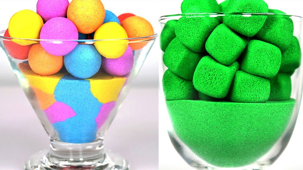 샌드 드롭 모음영상 #53. Request Kinetic Sand ASMR.
