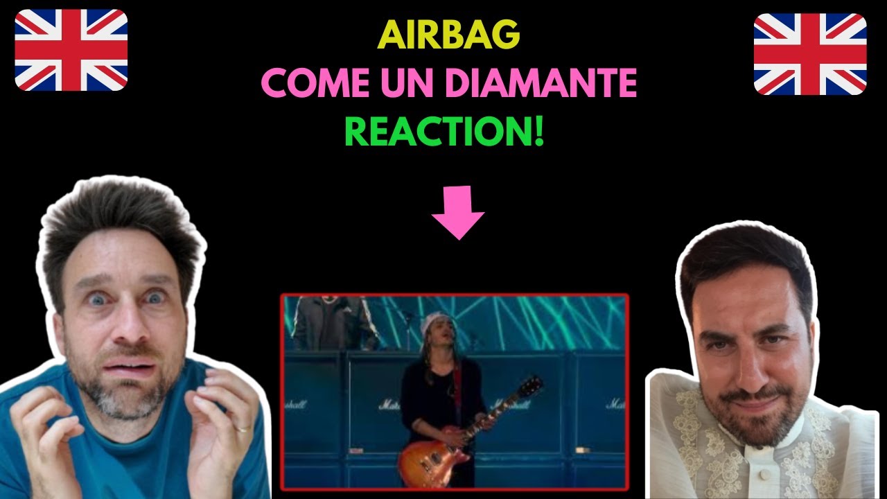British Men React to AIRBAG - Como un diamante - Vivo en Velez!