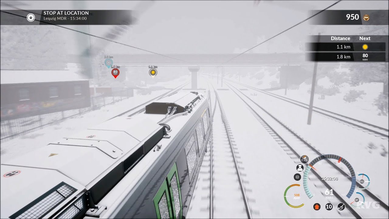 Train Sim World - Snow Gameplay (PS4 HD) [1080p60FPS]