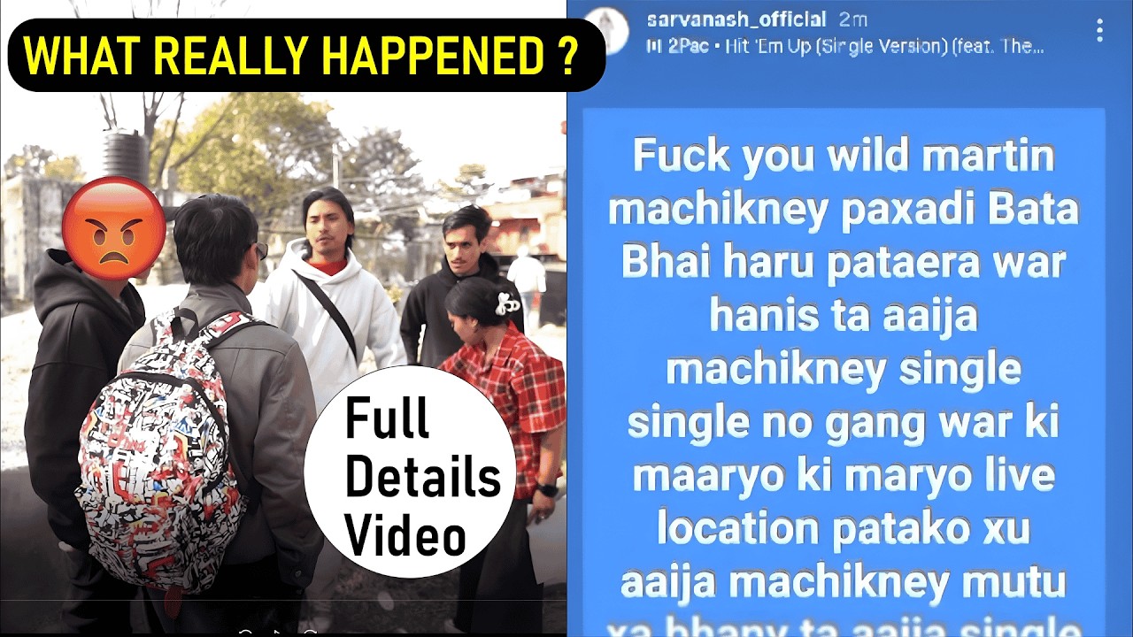 SARVANASH VS WILD MARTIN 😱 Beef Started from Shreepech S3  What Really Happened