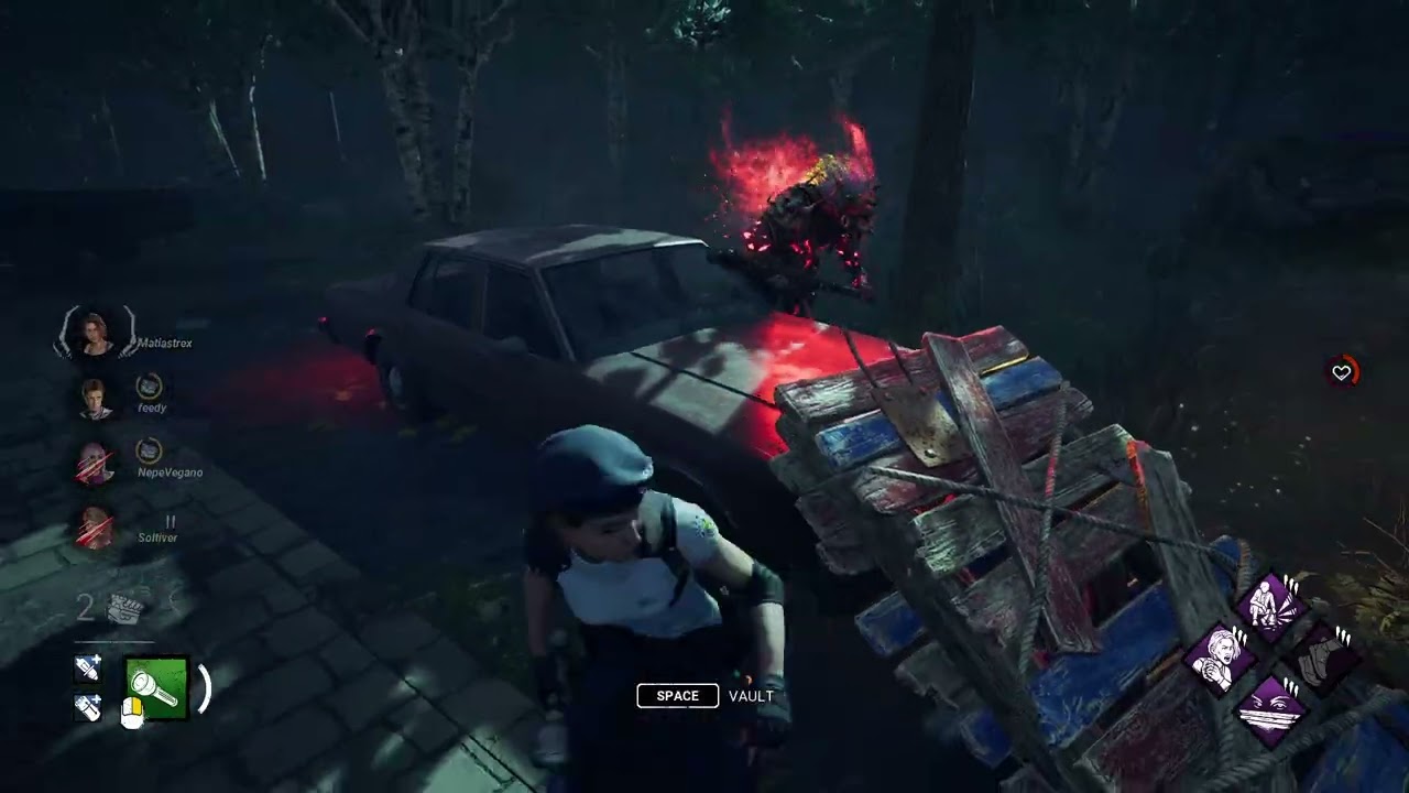 Dead by daylight Jill against The Oni