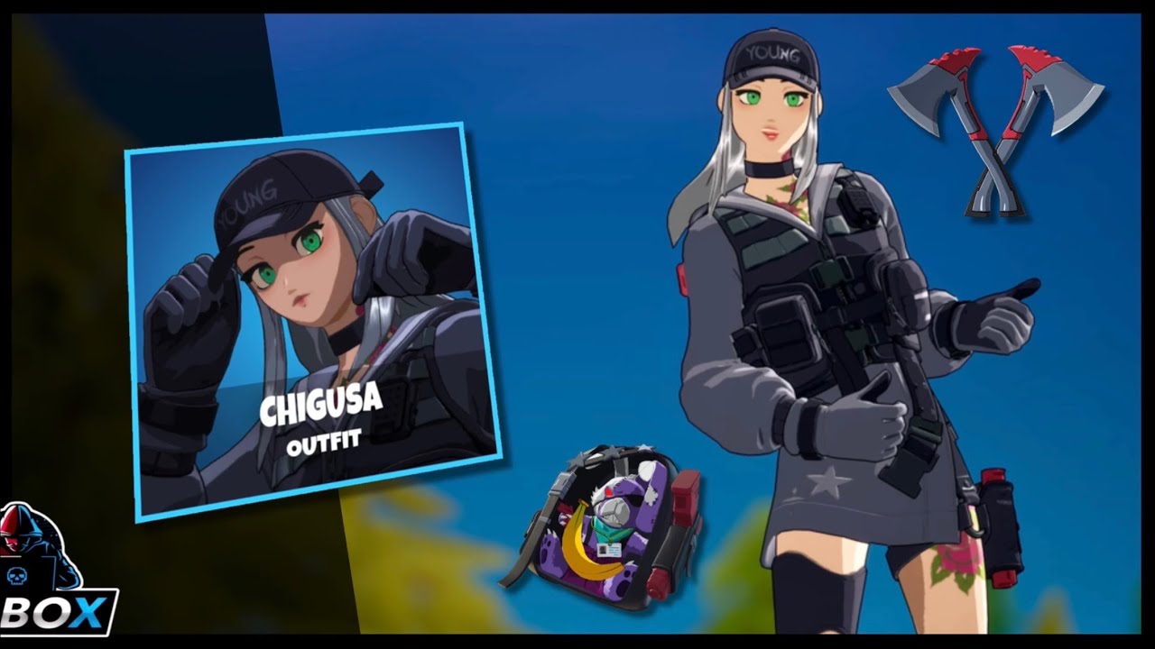 LEAKED “CHIGUSA” SKIN GAMEPLAY!!! (Anime Skin) - Fortnite Battle Royale
