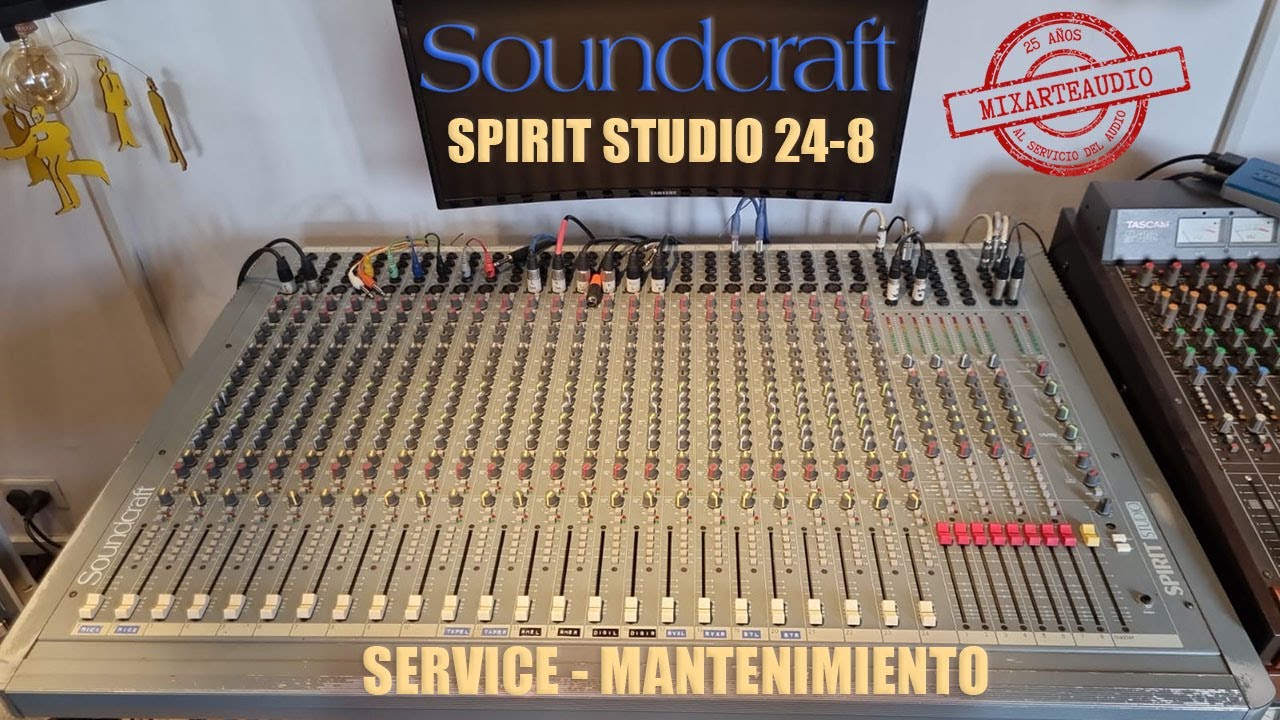 SOUNDCRAFT SPIRIT STUDIO MANTENIMIENTO 🎚️🎛️🛠️👨🏻‍🔧