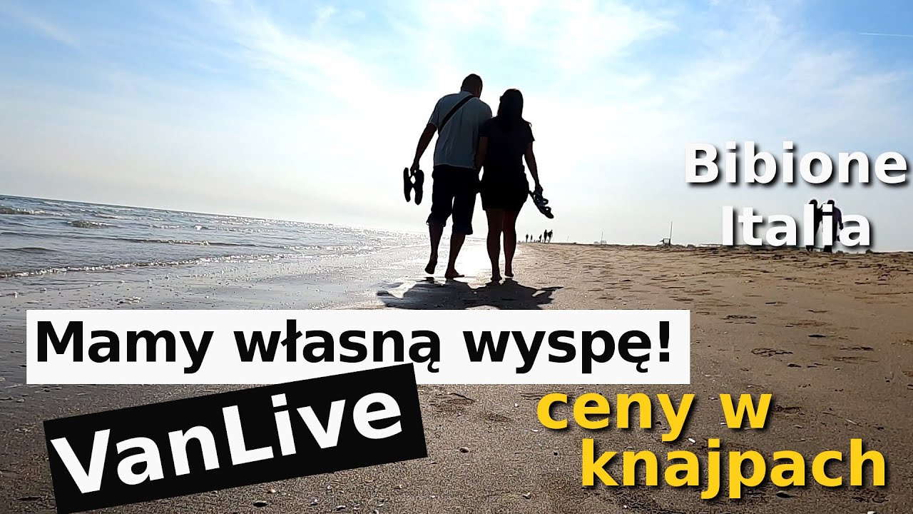 Ceny knajpy kwiecień 2023 Własna wyspa;) Bibione Pineda Opel Combo Maxi Long MiniCamper Vanlive