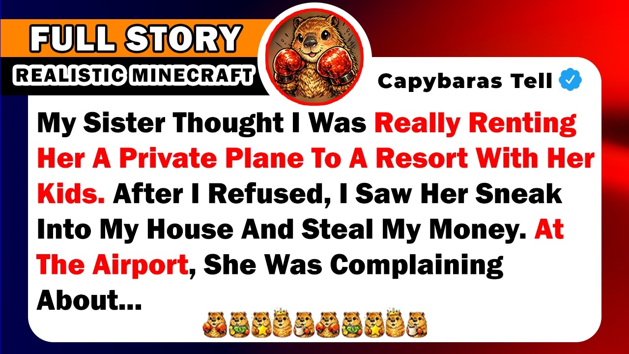 My Sister Thought I Was Really Renting Her A Private Plane To A Resort With Her Kids. After I...
