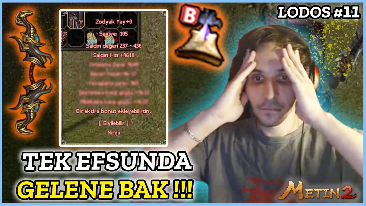 METAL İLE +9 ZODYAK YAY BASMAK ???? l Metin2 Lodos #11