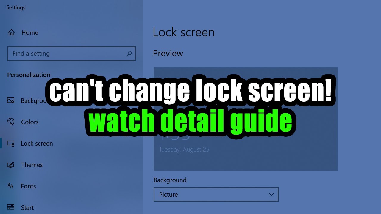 Can't Change Lock Screen in Windows 10/11? (7 Real Fixes That Work!)
