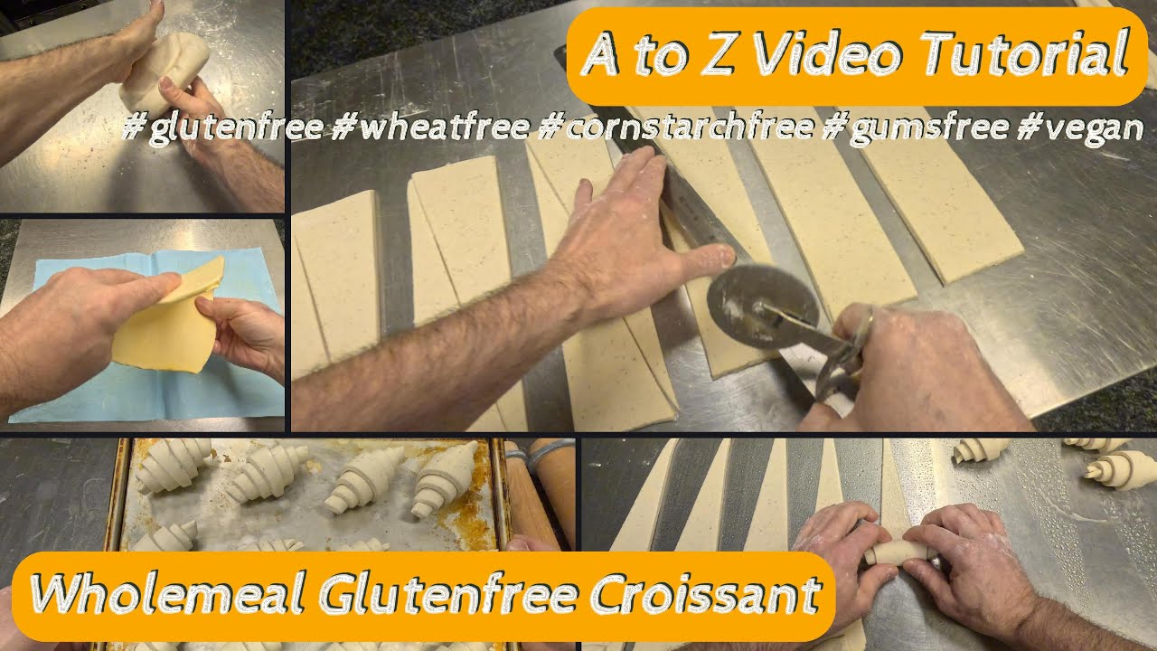 A to Z Tutorial for Wholemeal Croissants | glutenfree | wheatfree | cornstarch free | 100% vegan