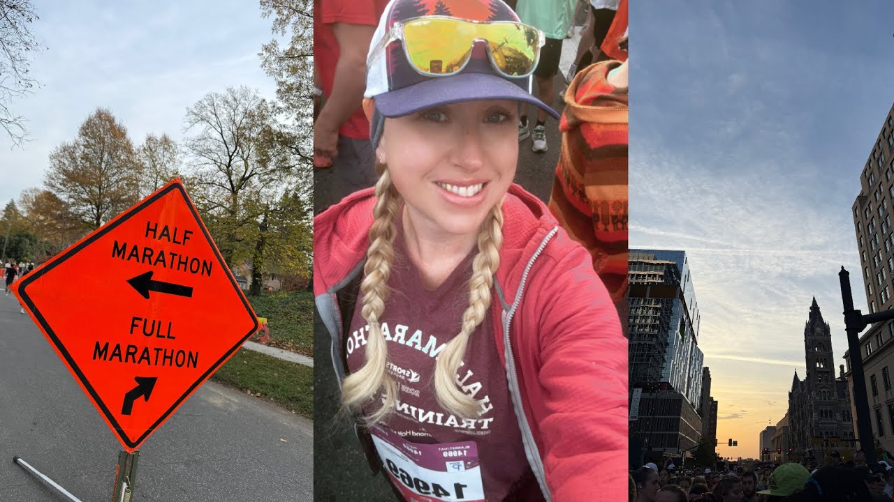 Running a Half Marathon on 4 Hours of Sleep | Jamerrill 😜