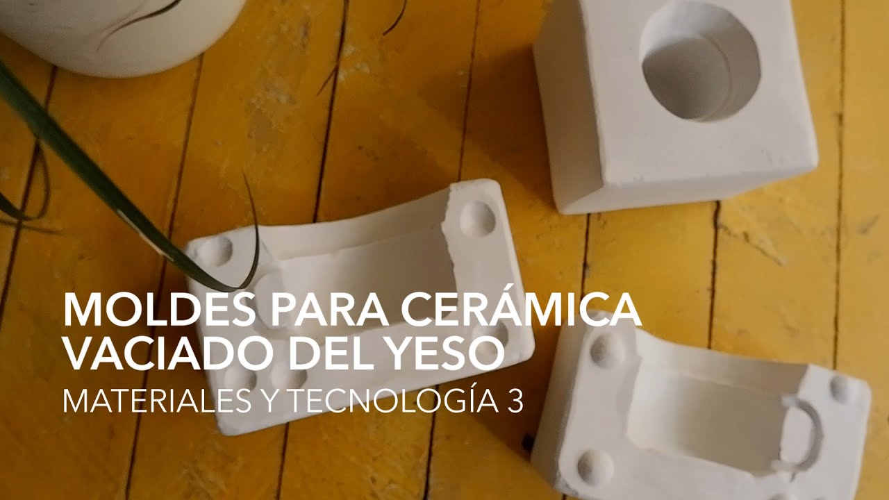 Tutorial de moldes para ceramica - Vaciado del yeso