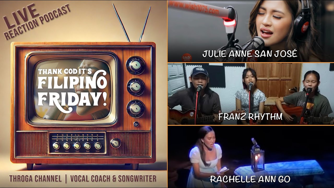 Ep 20 | Reactions to Filipino Singers Julie Anne San José, Franz Rhythm, and Rachelle Ann Go!
