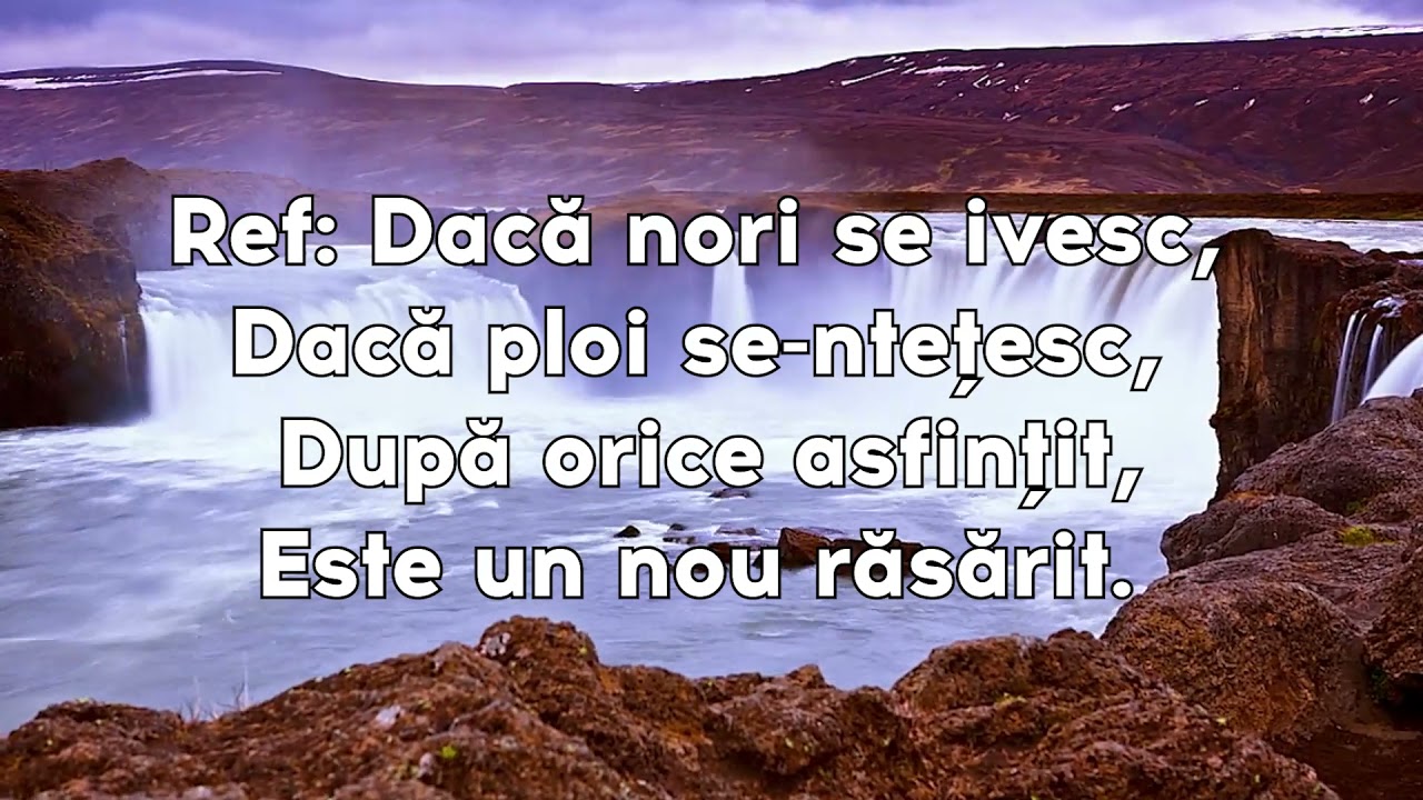 Un nou răsărit |  Karaoke