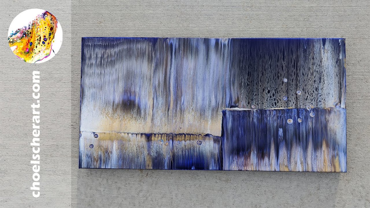 🤷This Swipe Went in a COMPLETELY Different Direction - Acrylic Pour Painting 