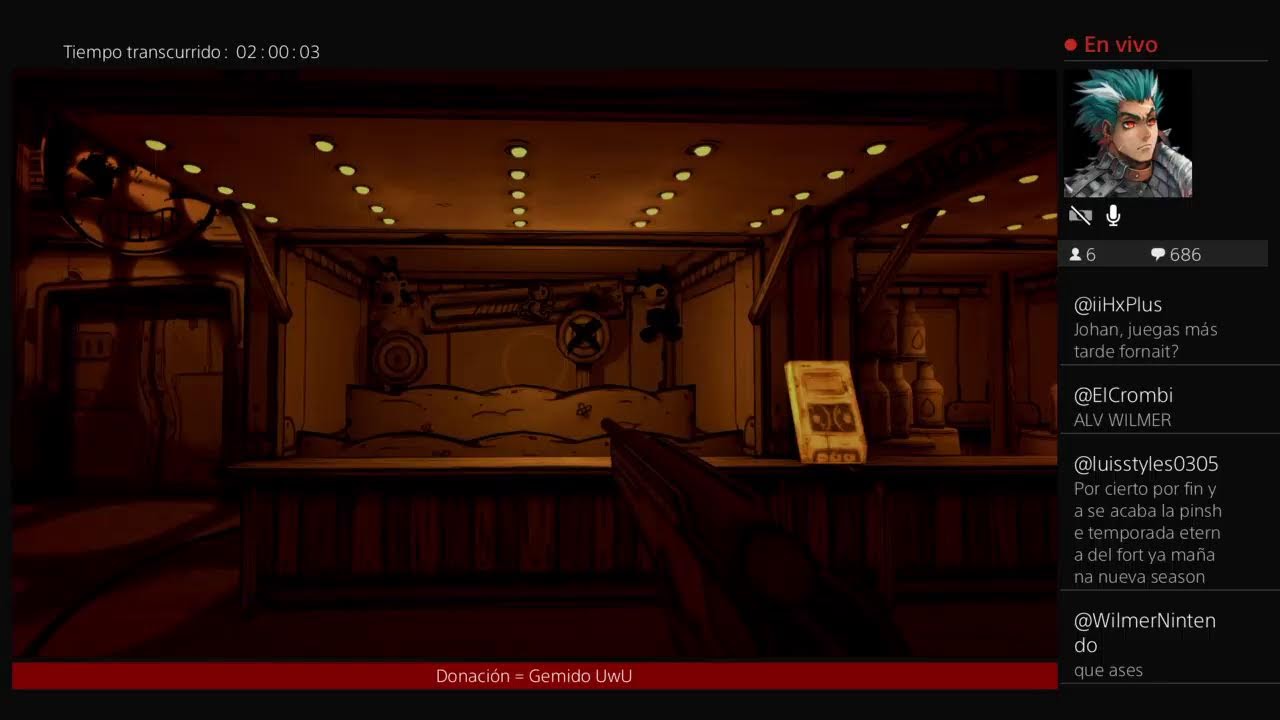Bendy and the Ink Machine atrapado mil años en el capítulo 3 XD