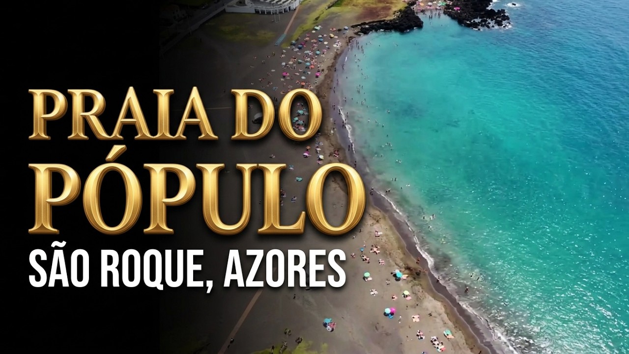 👉 🇵🇹 Stunning Praia do Pópulo Beach – São Roque, Azores