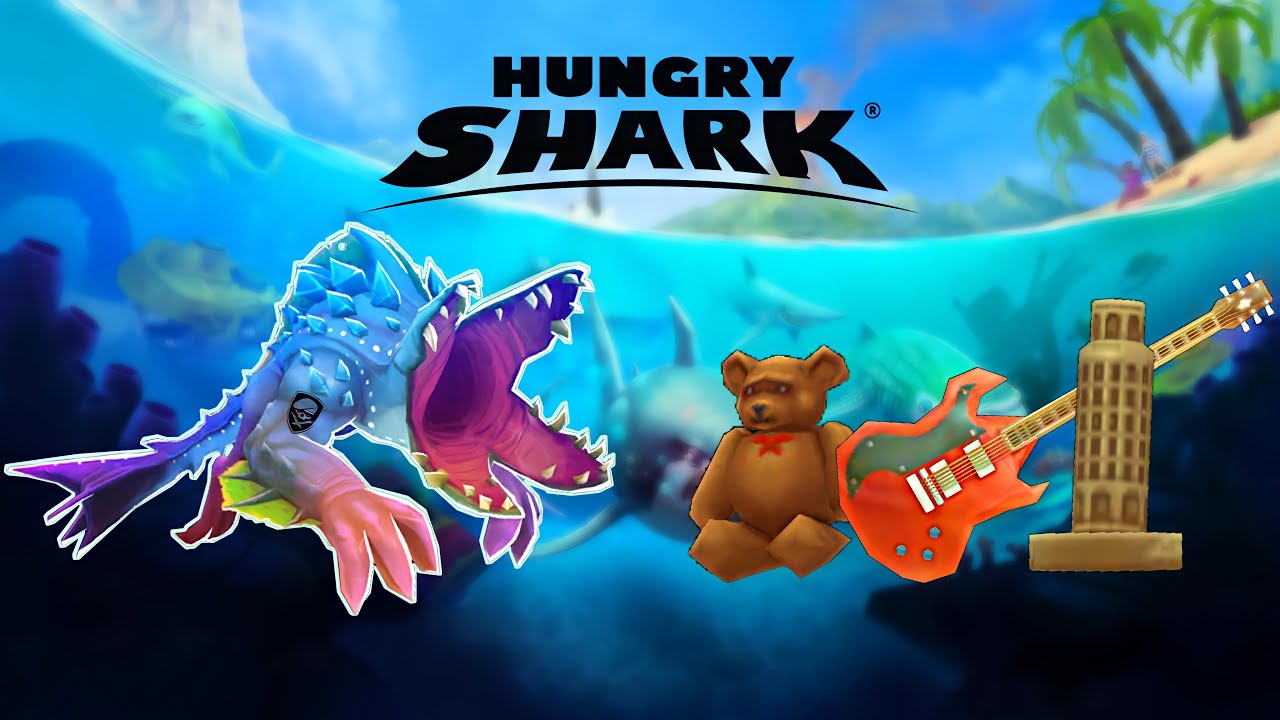 HUNGRY SHARK - 15 ЗАТОНУВШИХ ПРЕДМЕТОВ