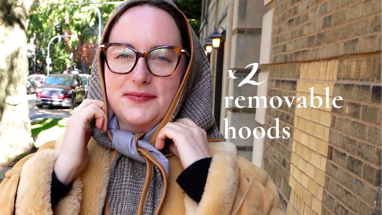 Two Removable Hoods for Autumn Coats | Easy Sewing Project for Beginners