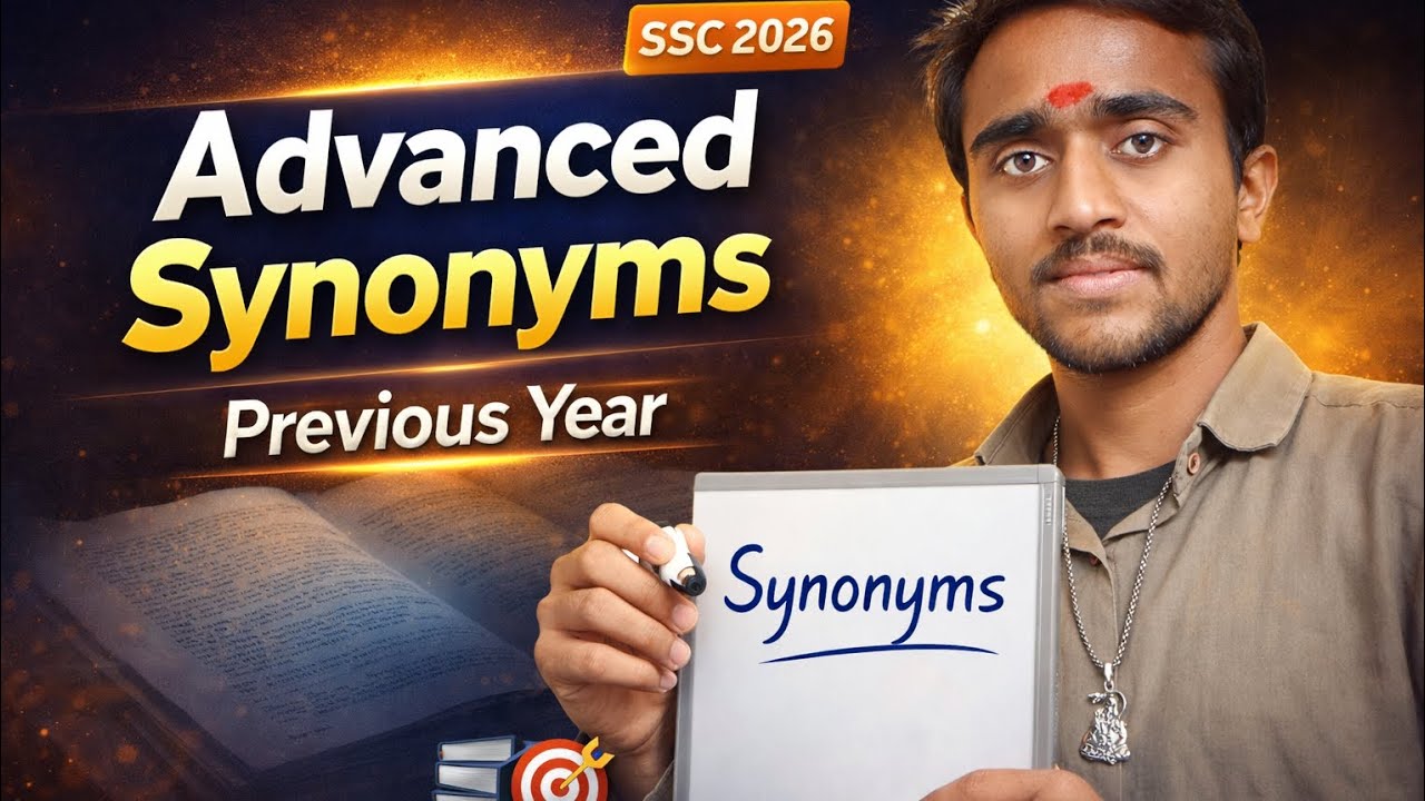 ये 50 Synonyms SSC में बार-बार आते हैं 😱 | Previous Year English | Must Watch