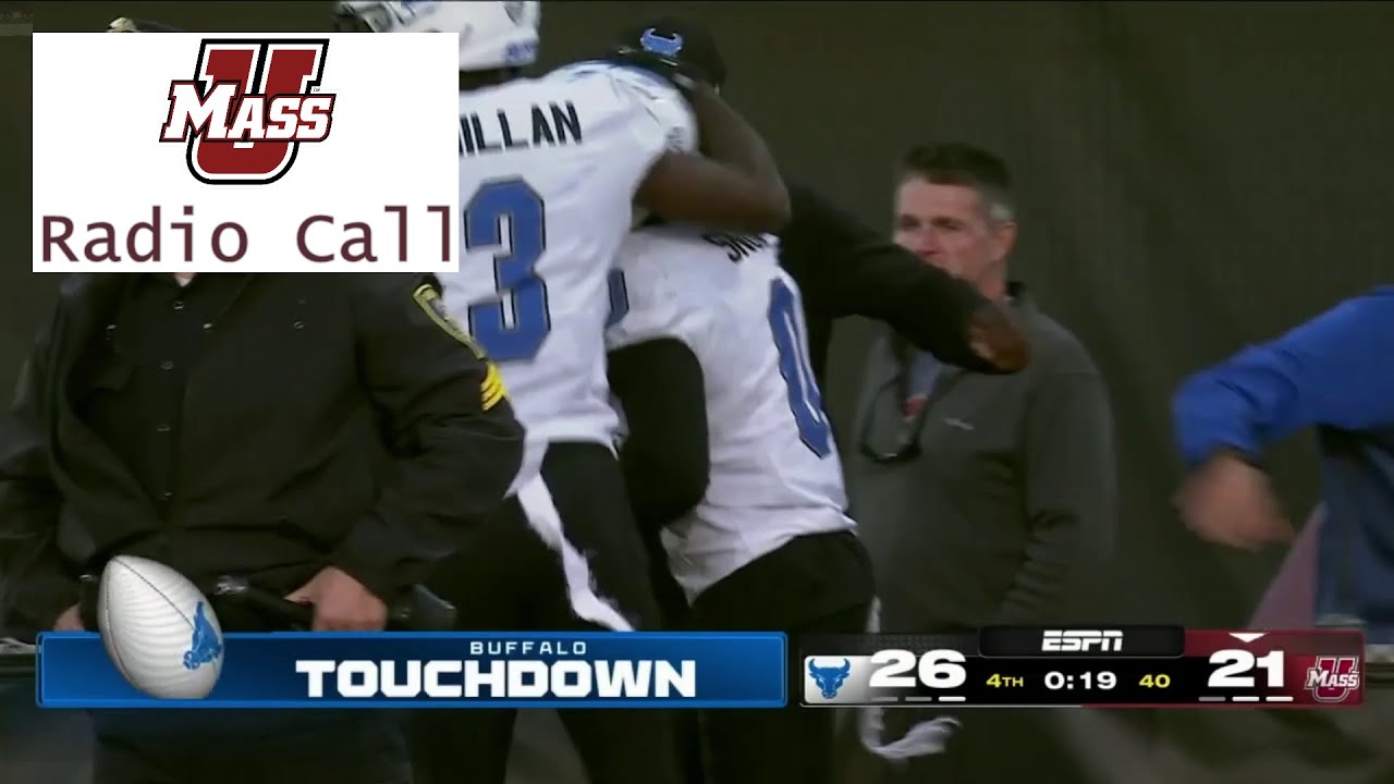UMass Radio Broadcast of the Buffalo-UMass Ending | 2025 College Football